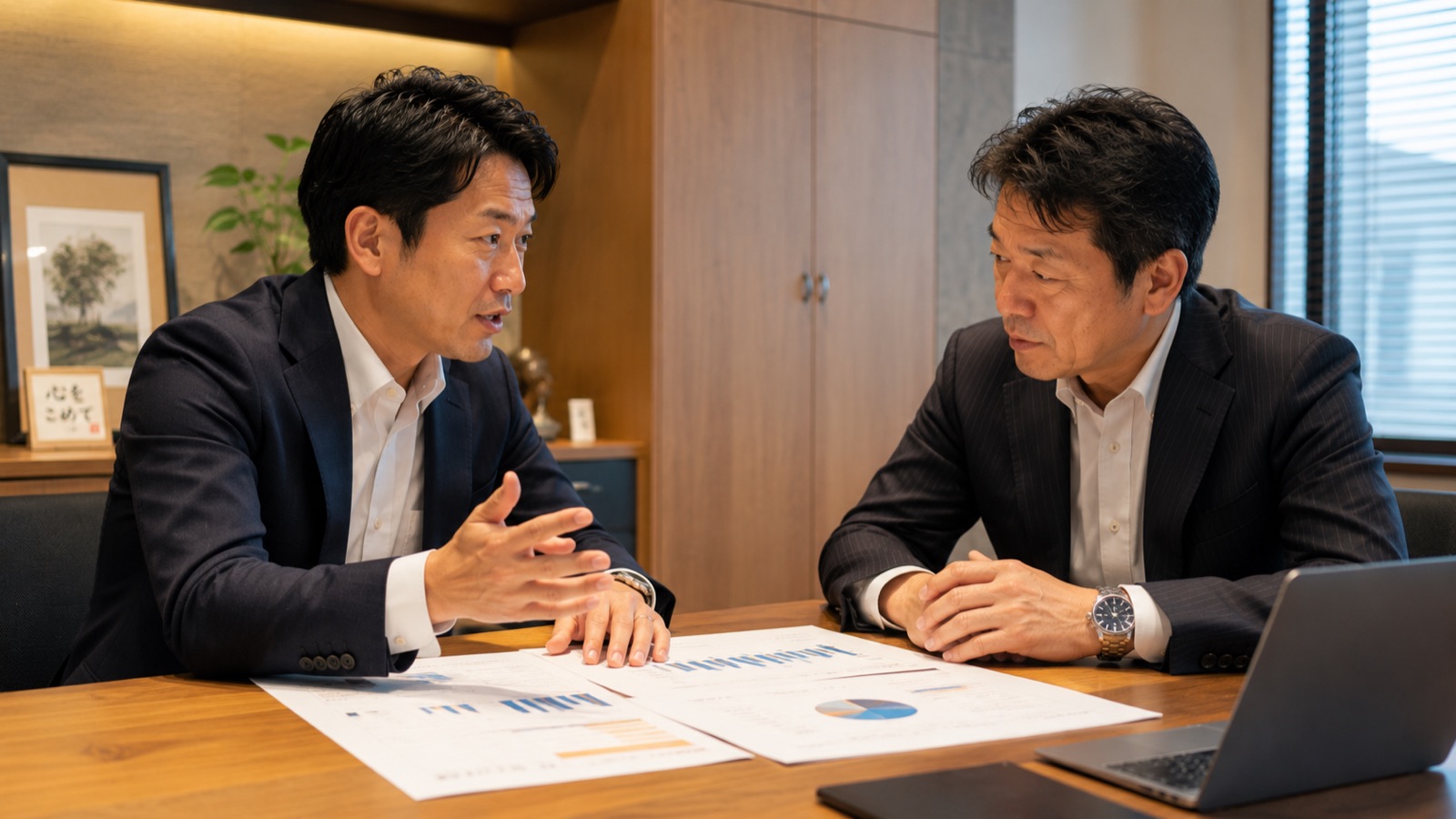 経営者との対話風景